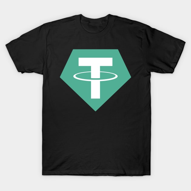 tether usdt coin Crypto coin Crytopcurrency T-Shirt by JayD World